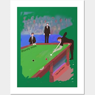 Snooker Aiming Posters and Art